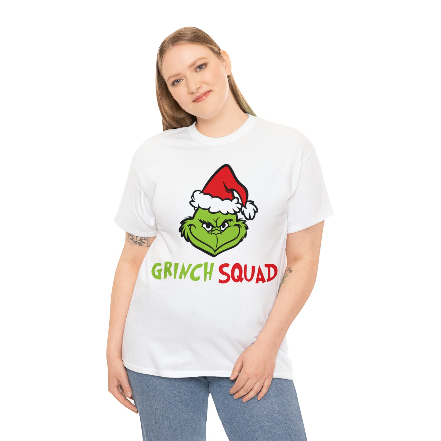 Grinch Squad Christmas Short Sleeve Tee