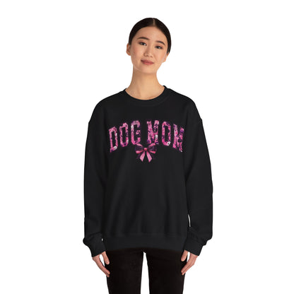 Halloween Pink Dog Mom Sweatshirt