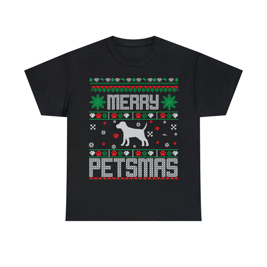 Merry Petsmas Ugly Sweater Short Sleeve Tee