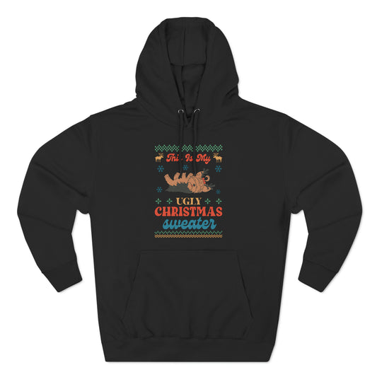 Yorkshire Terrier Yorkie This is My Ugly Christmas Sweater Pullover Hoodie