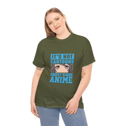 It's Not Cartoons It's Anime Short Sleeve Tee