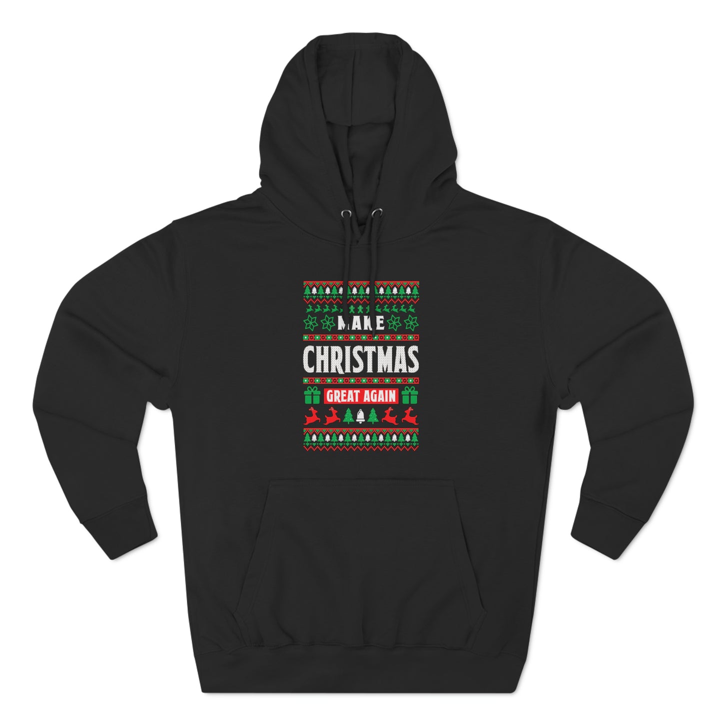 Make Christmas Great Again Christmas Ugly Sweater Pullover Hoodie