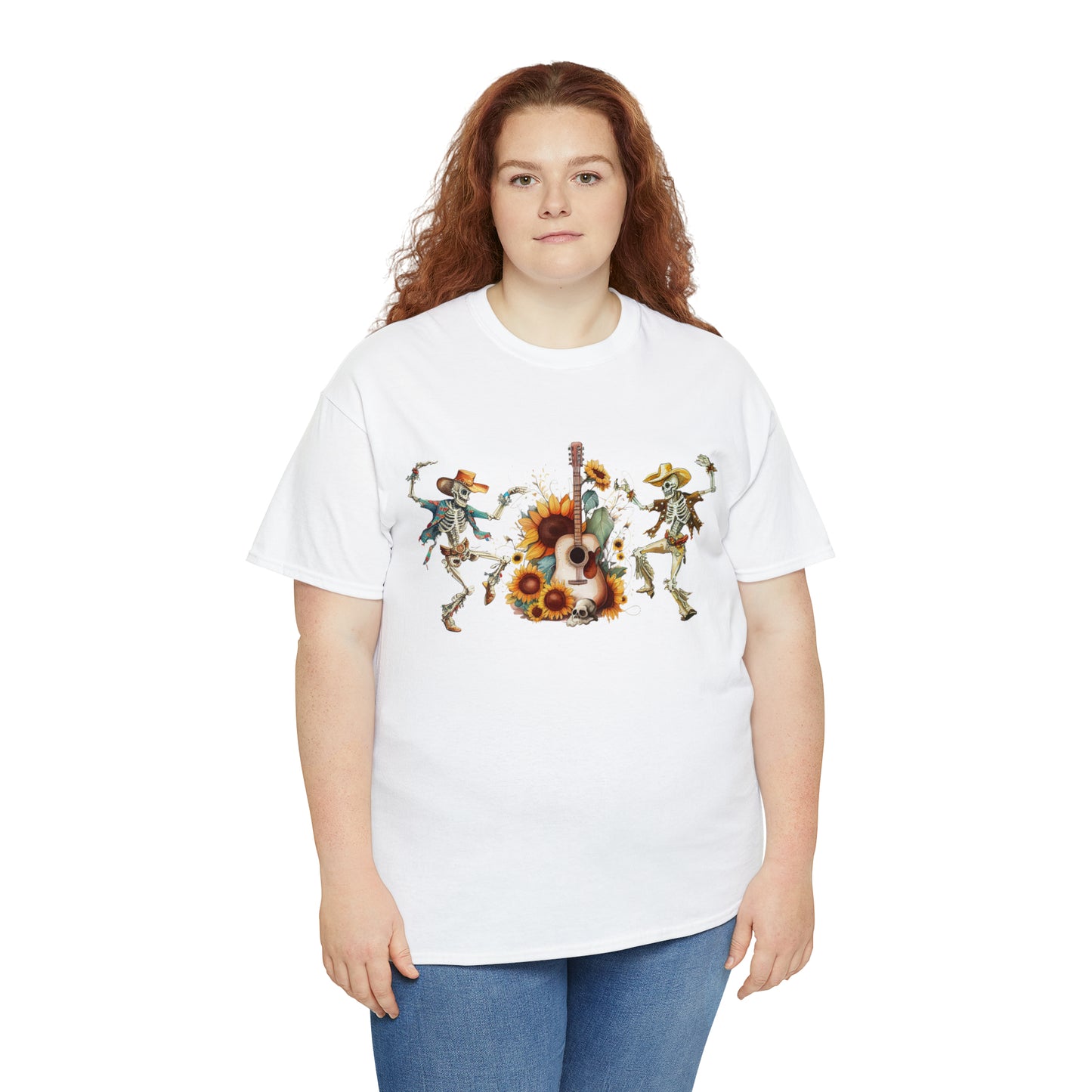 Western Dancing Skeletons Short Sleeve Tee