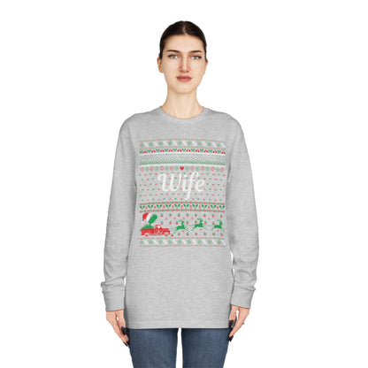 Wife Christmas Ugly Sweater Long Sleeve T-shirt