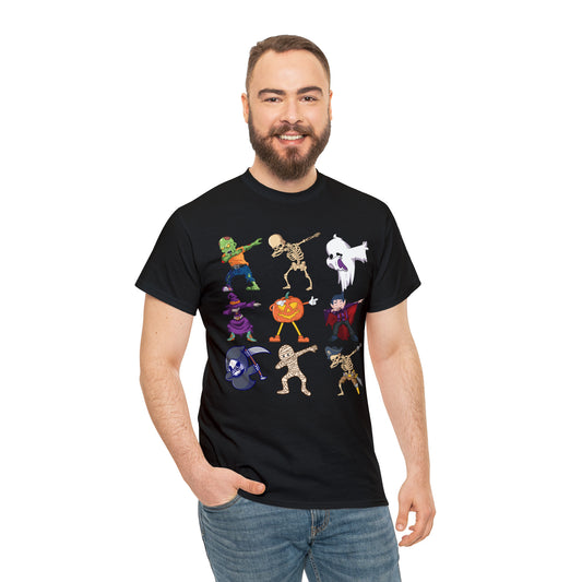 Dabbing Monsters Halloween Short Sleeve Tee