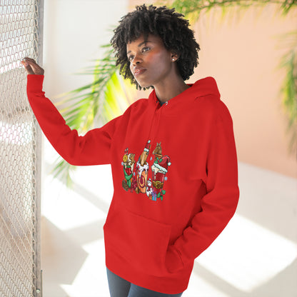 Horse Christmas Latte Pullover Hoodie