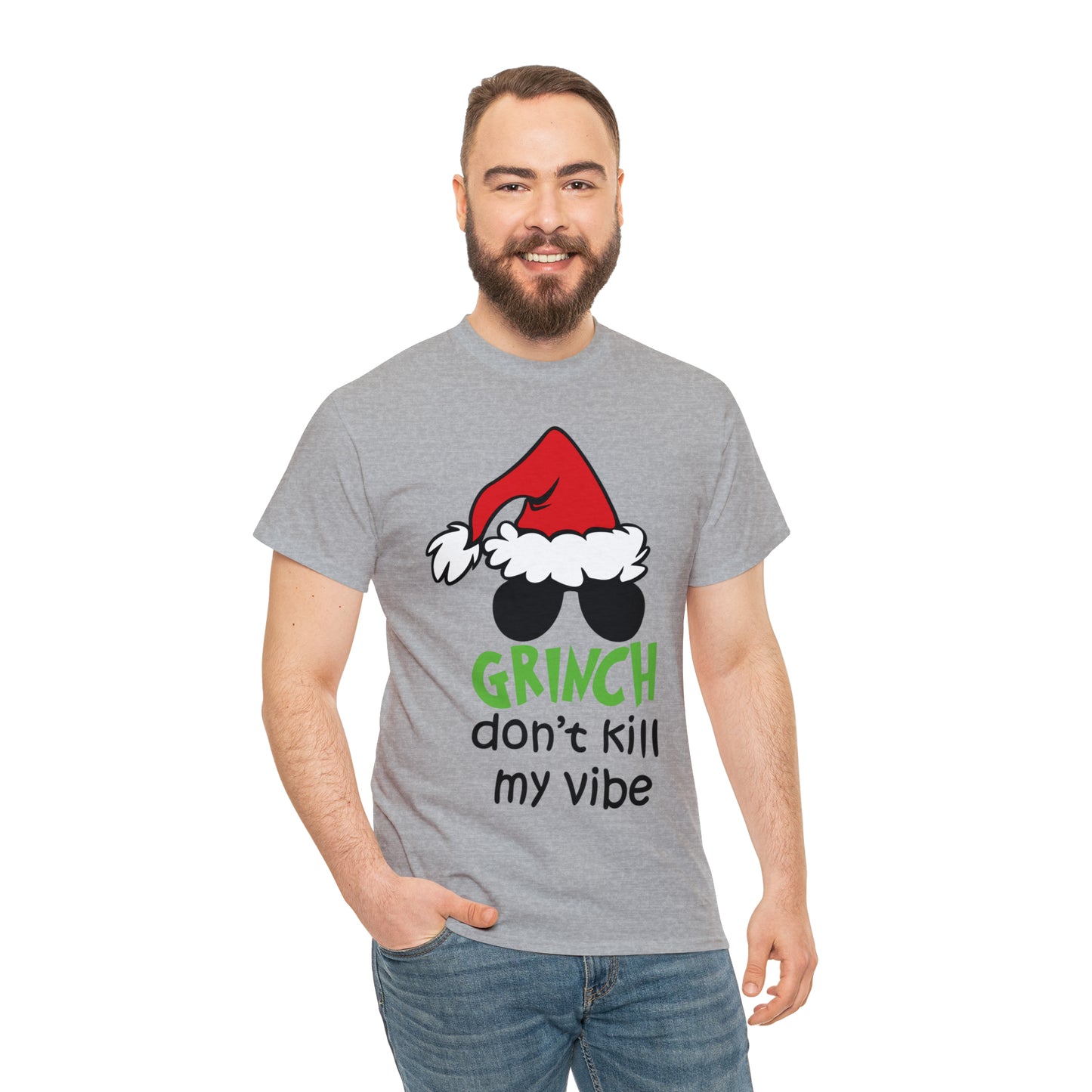 Grinch Don't Kill My Vibe Christmas Short Sleeve Tee