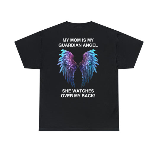 My Mom Is My Guardian Angel Short Sleeve Tee