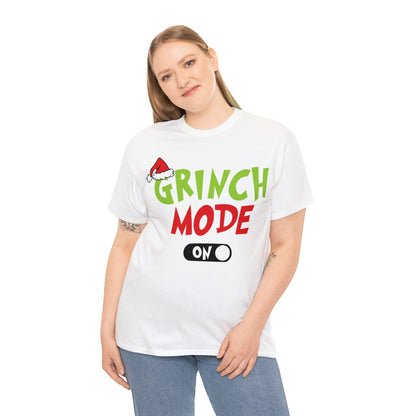 Grinch Mode On Christmas Short Sleeve Tee