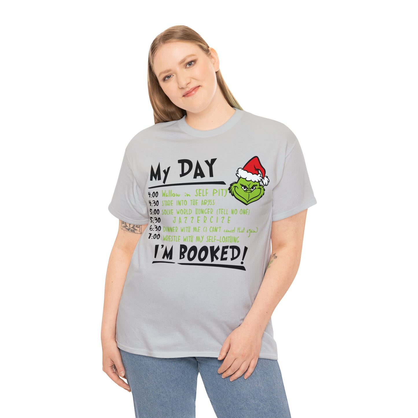 Grinch My Day Christmas Short Sleeve Tee