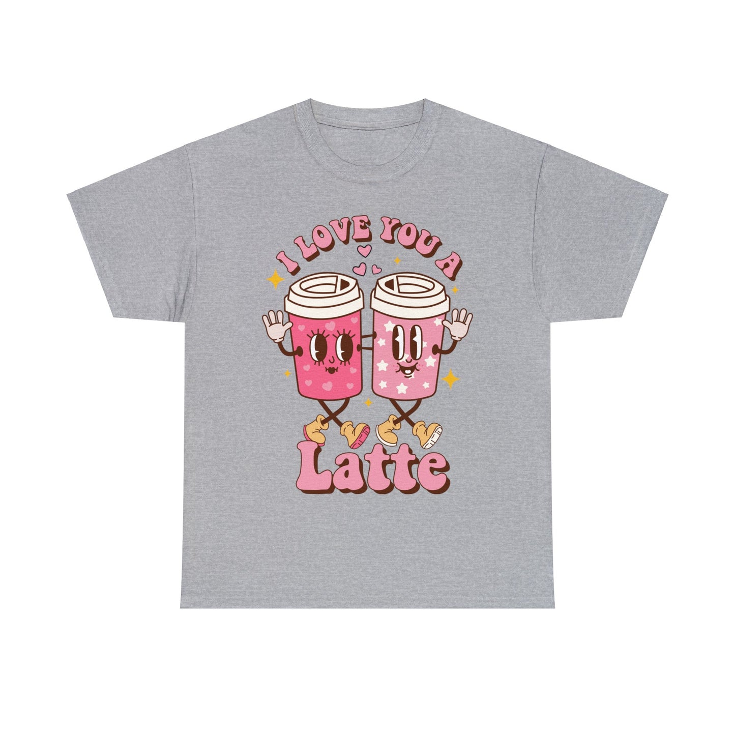 I Love You a Latte Valentine Short Sleeve Tee