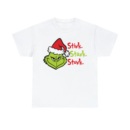 Grinch Stink Stank Stunk Christmas Short Sleeve Tee