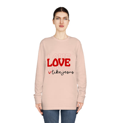 Love Like Jesus Valentine Long Sleeve T-shirt