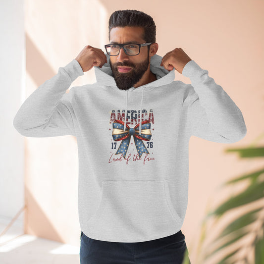 Coquette America Land of the Free Pullover Hoodie