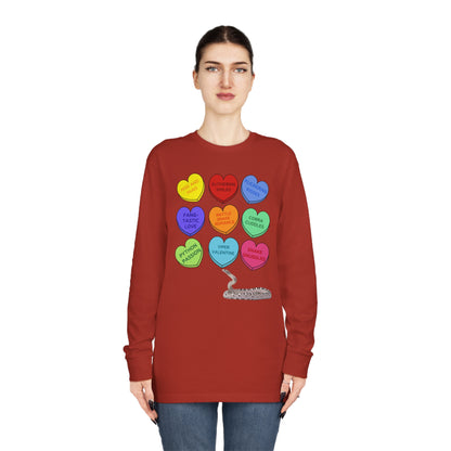 Snake Sweethearts Valentine Long Sleeve T-shirt