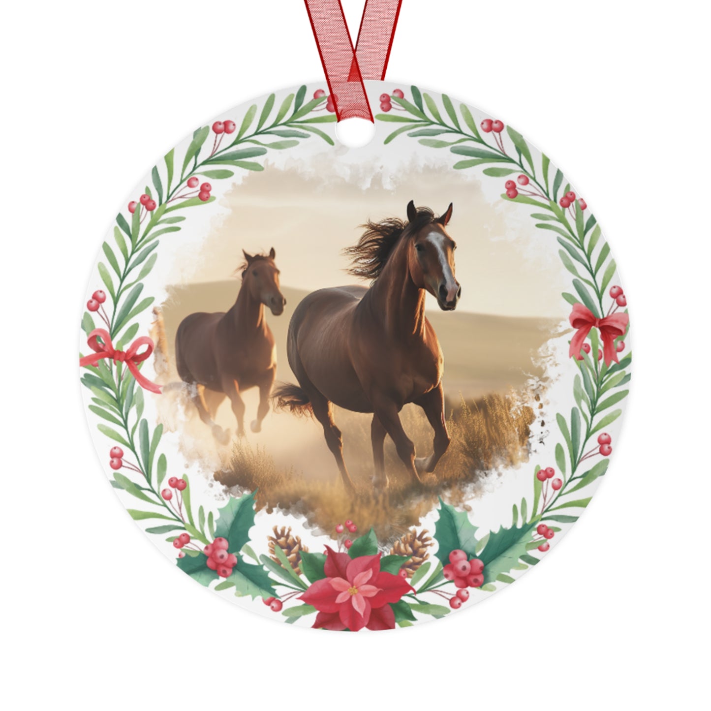 Horses Design 1 Ornament