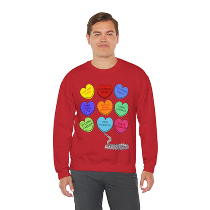 Snake Sweethearts Valentine Sweatshirt