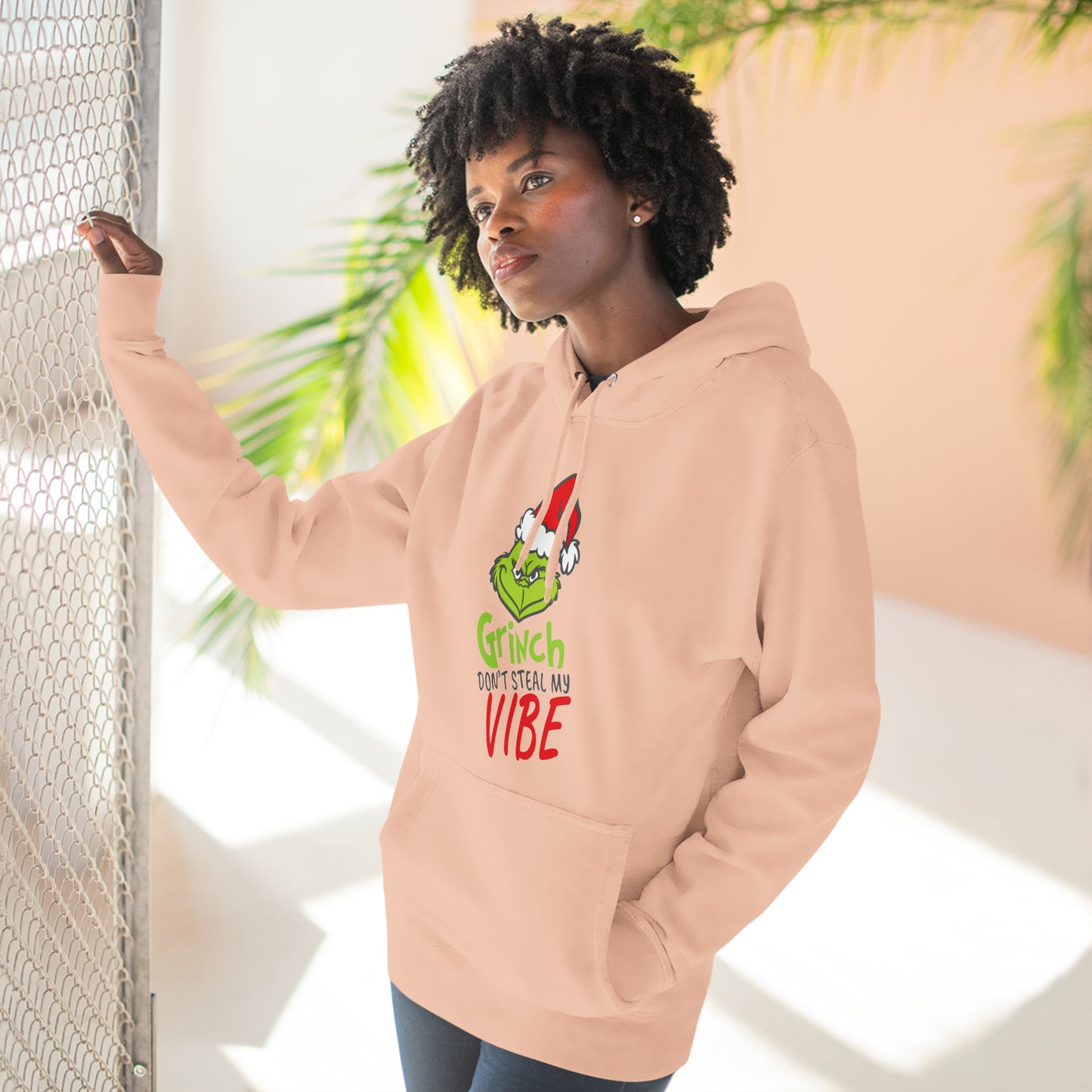 Grinch Don't Kill My Vibe Design 2 Pullover Hoodie