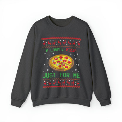 A Lovely Pizza Just For Me Christmas Ugly Sweater Sweatshirt