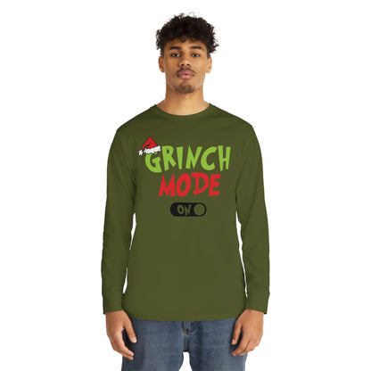 Grinch Mode On Christmas Long Sleeve T-Shirt