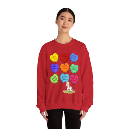 Cow Sweethearts Valentine Sweatshirt