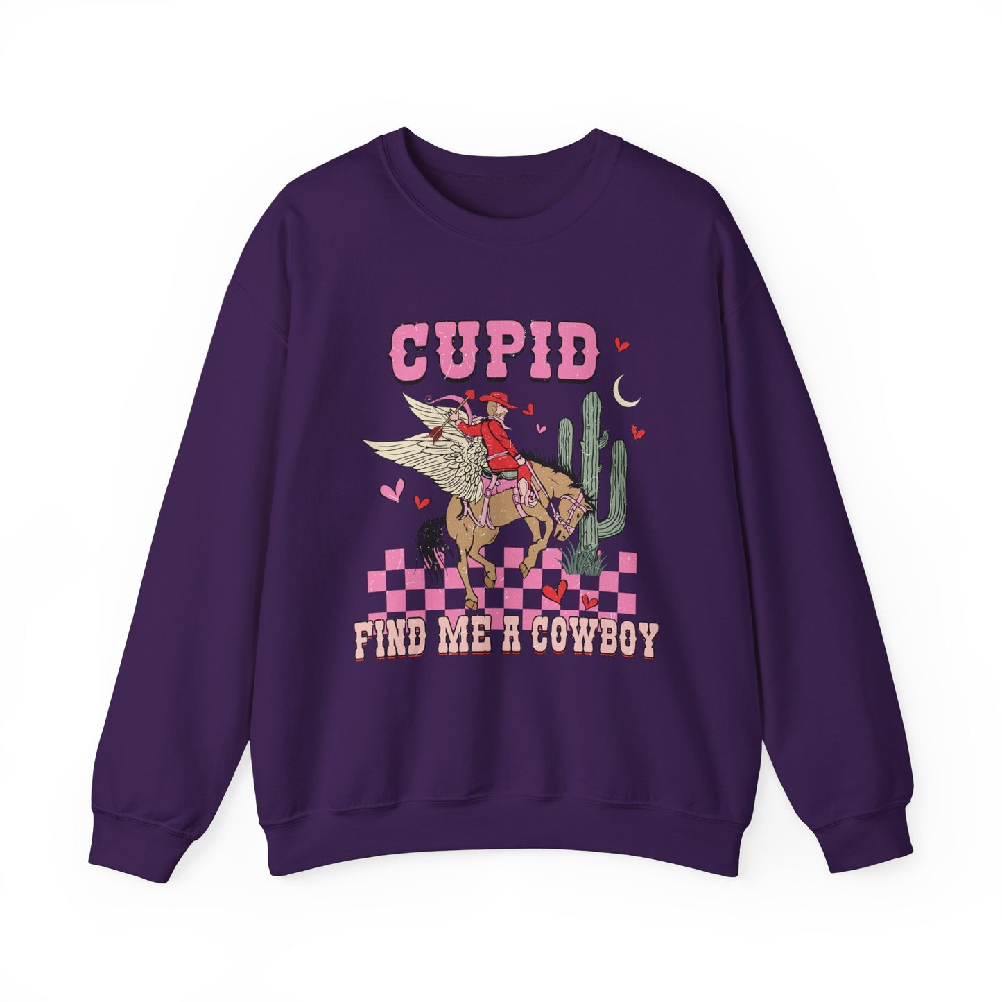 Cupid Find Me A Cowboy Valentine Sweatshirt