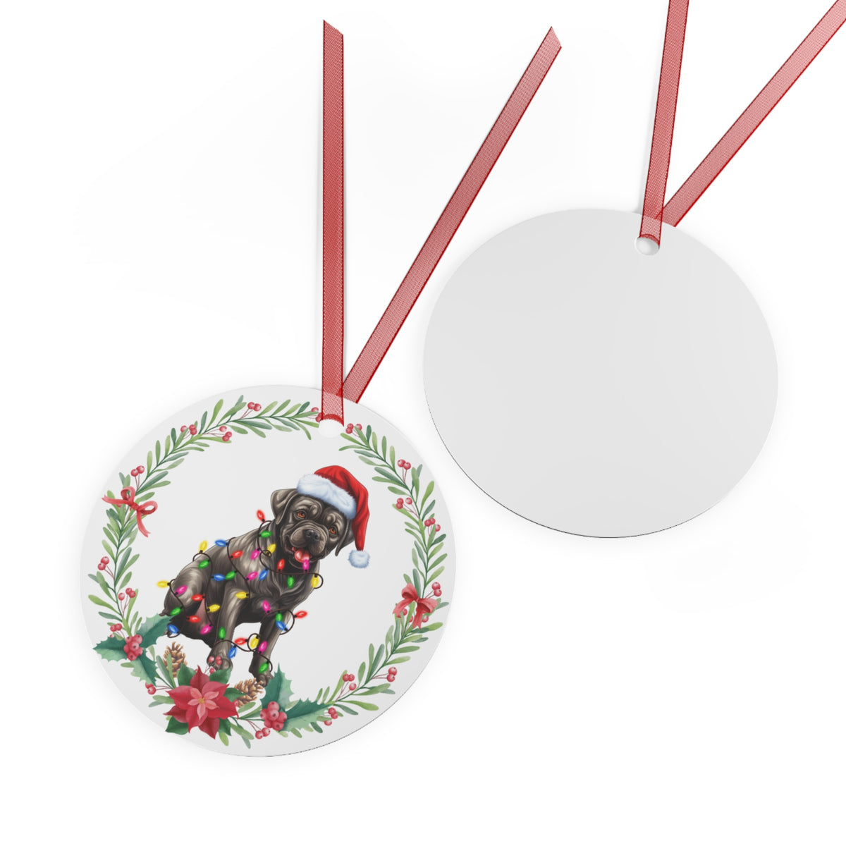 Cane Corso Dog in Lights Ornament
