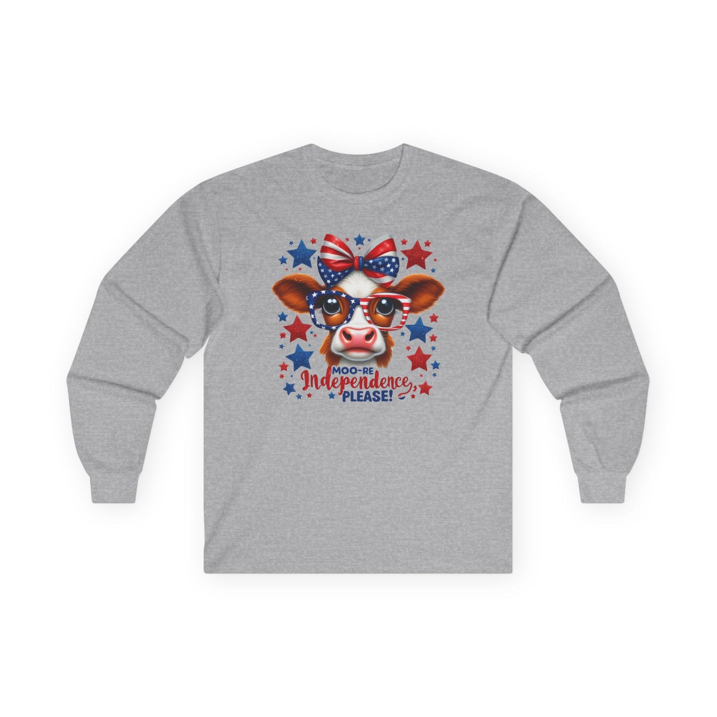 Moo-re Independence Please Long Sleeve T-Shirt