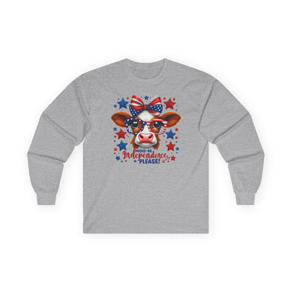 Moo-re Independence Please Long Sleeve T-Shirt