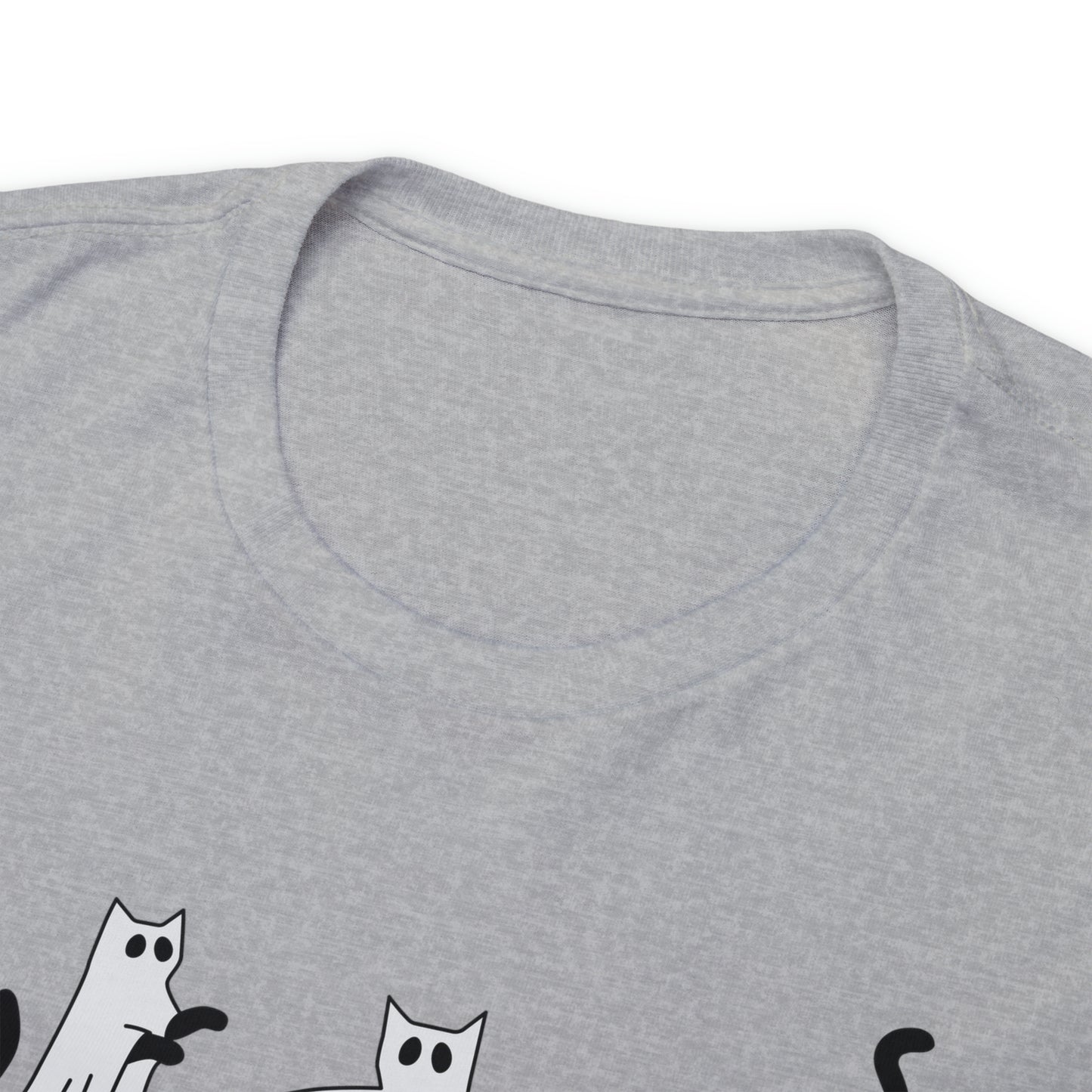 Ghost Cats Halloween Short Sleeve Tee