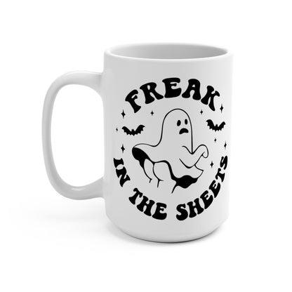 Freak In The Sheets Halloween Mug 15oz