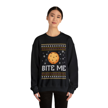 Cookie Bite Christmas Ugly Sweater Sweatshirt