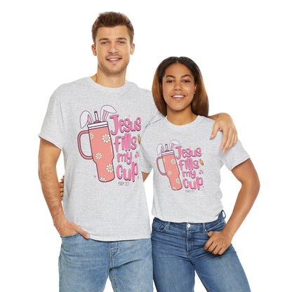 Jesus Fills My Cup Easter Short Sleeve Tee