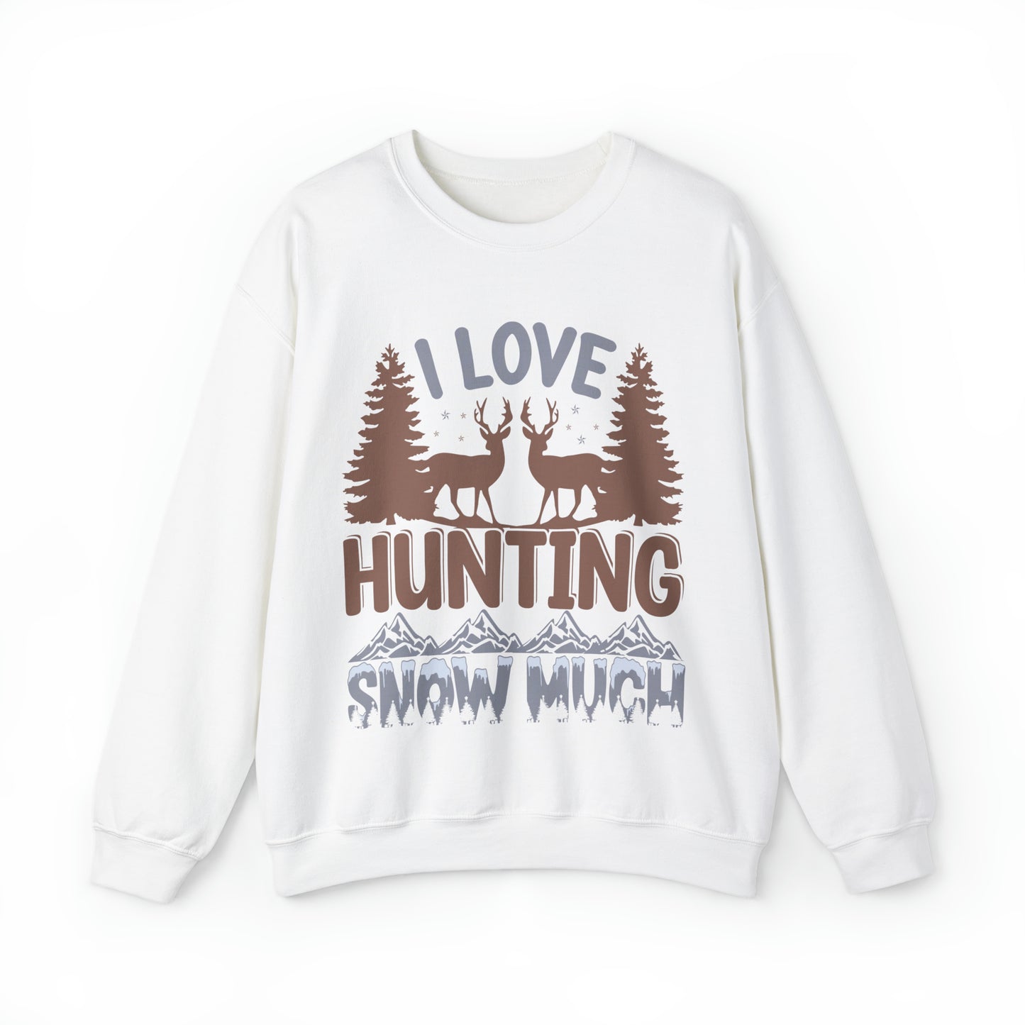 I Love Hunting Snow Much Christmas Ugly Sweater Sweatshirt