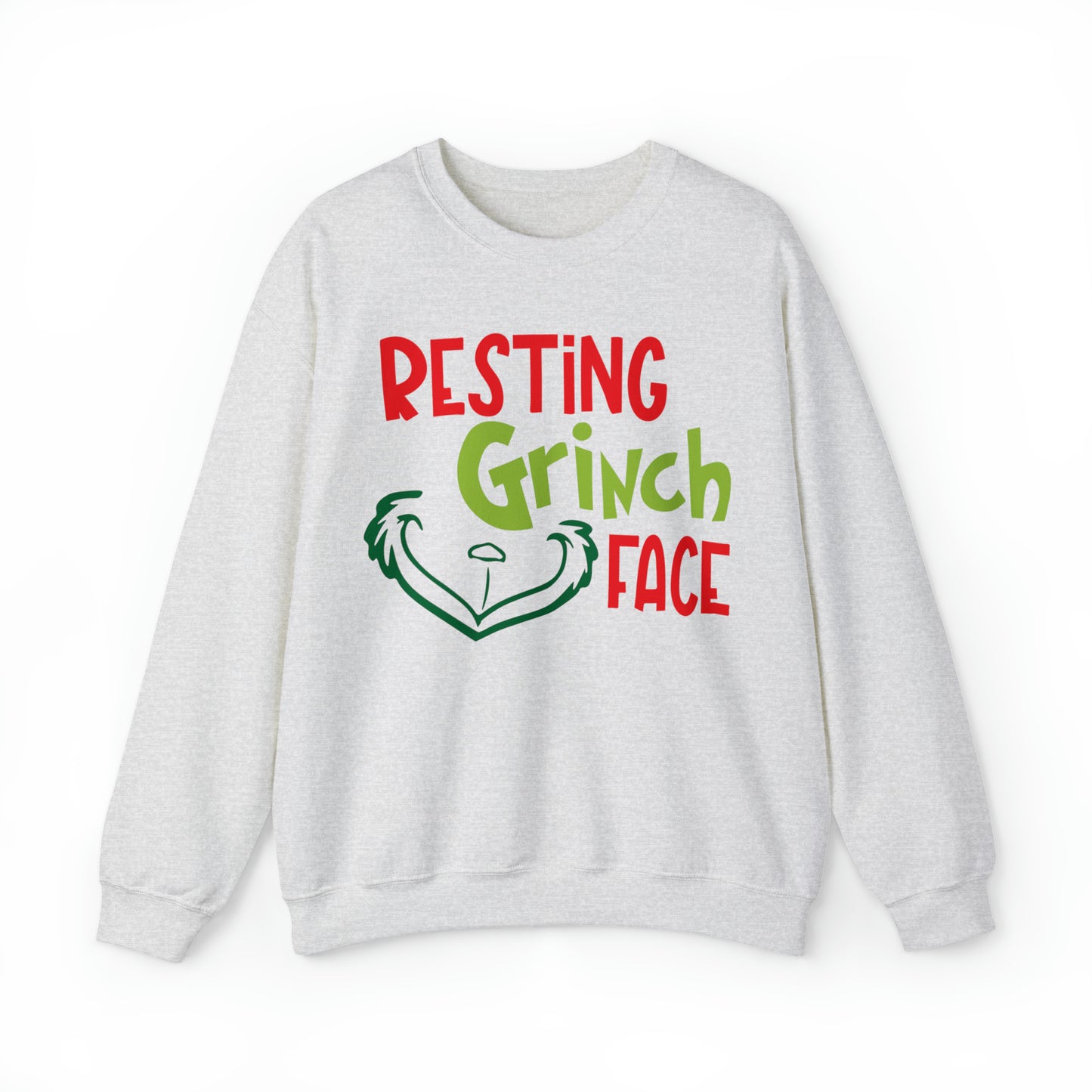 Resting Grinch Face Christmas Sweatshirt