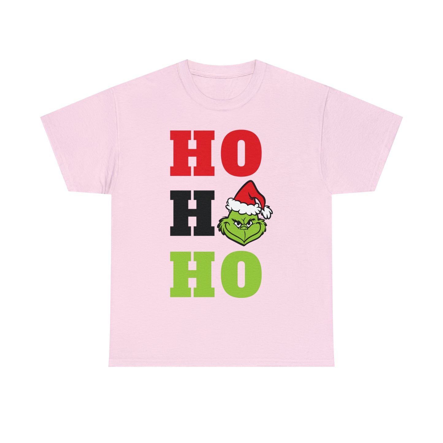 Grinch Ho Ho Ho Christmas Short Sleeve Tee