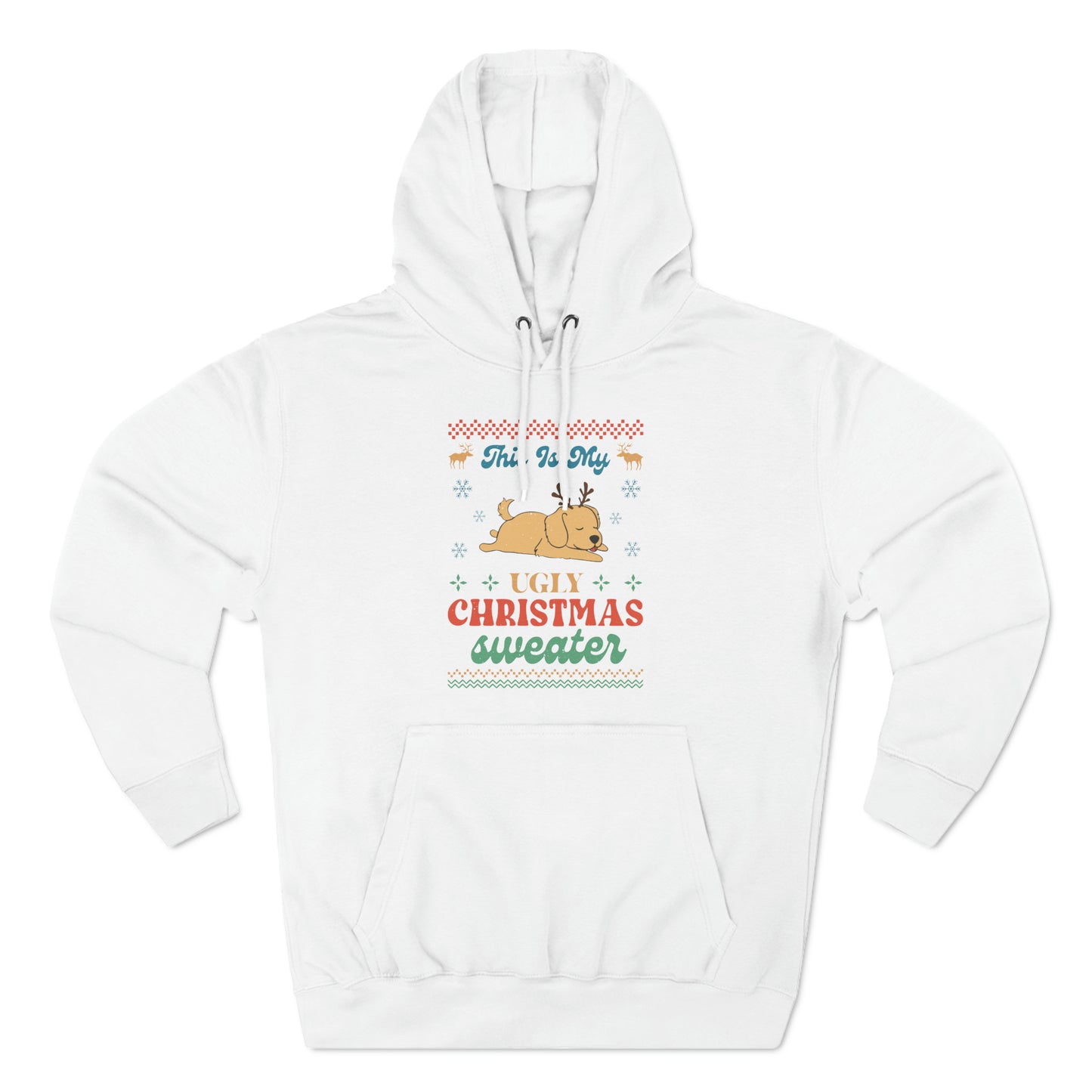 Golden Retriever This is My Ugly Christmas Sweater Pullover Hoodie