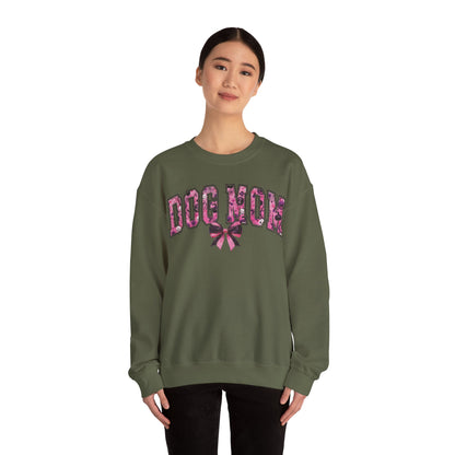 Halloween Pink Dog Mom Sweatshirt