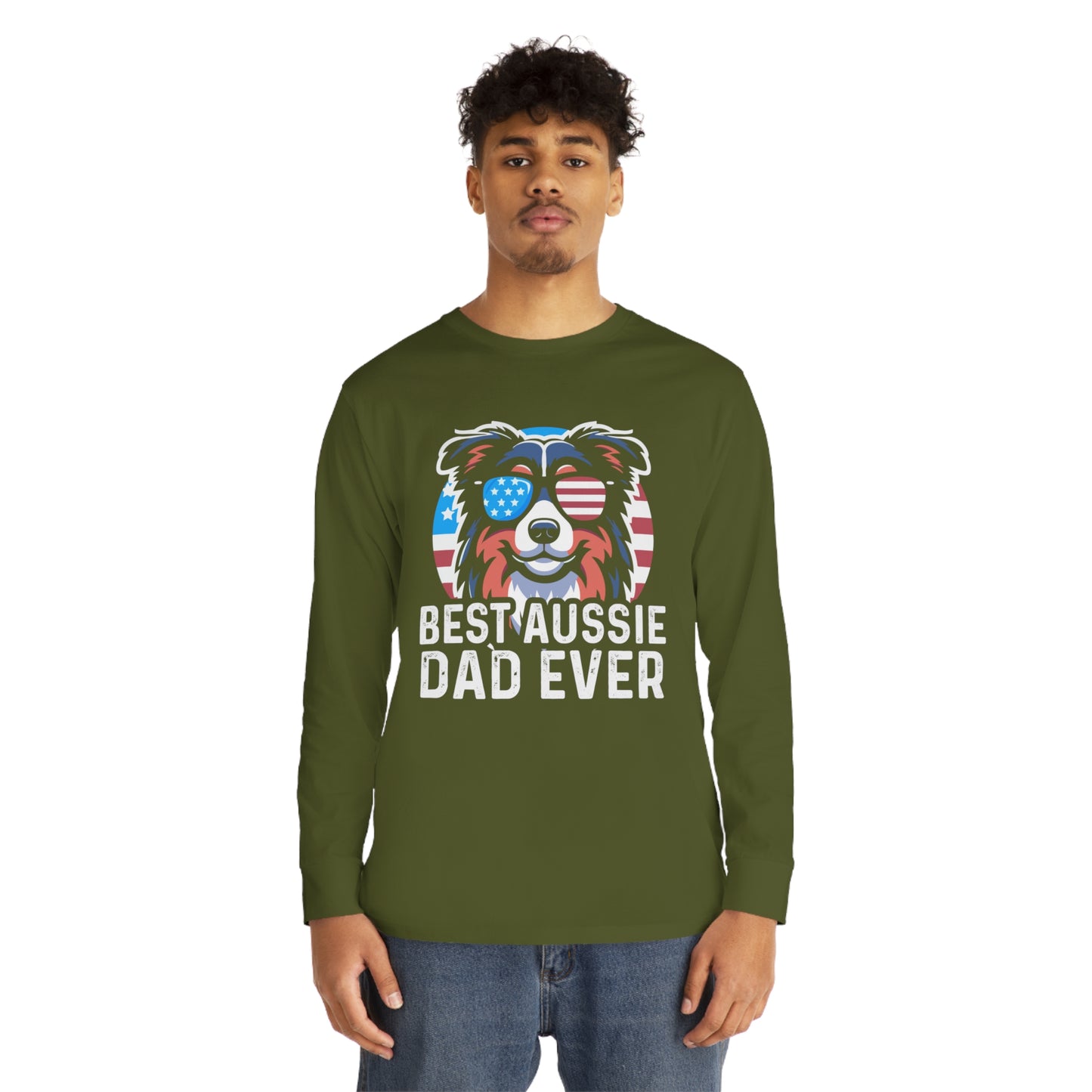 Best Aussie Dad Ever Long Sleeve T-shirt