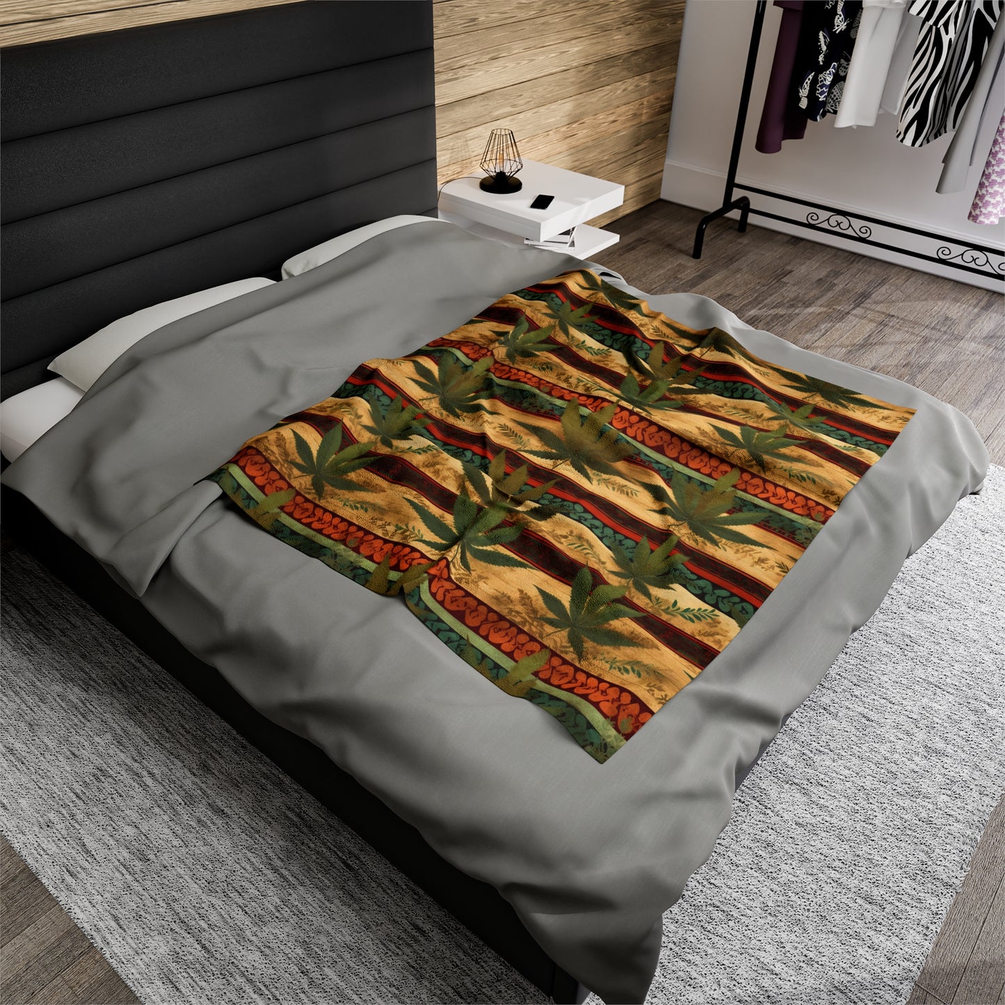 Rustic Marijuana Blanket