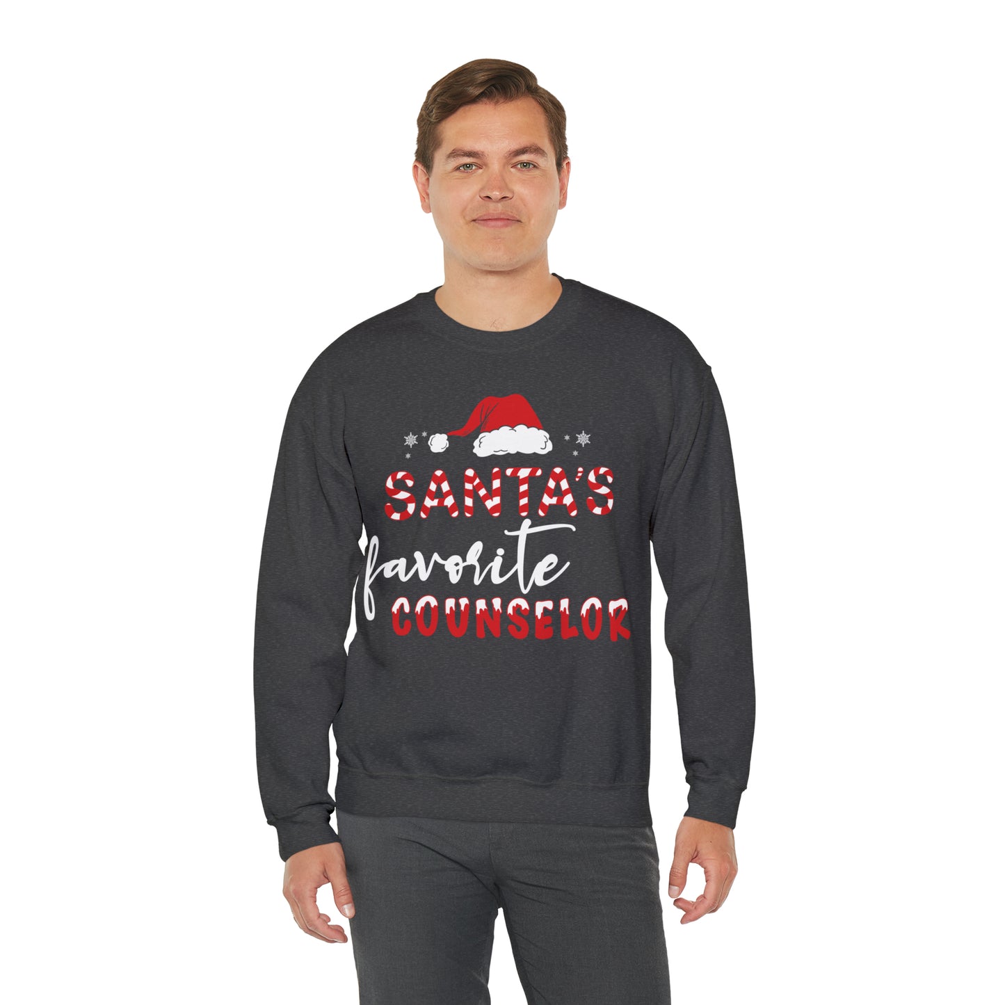 Santa's Favorite Counselor Christmas Sweatshirt