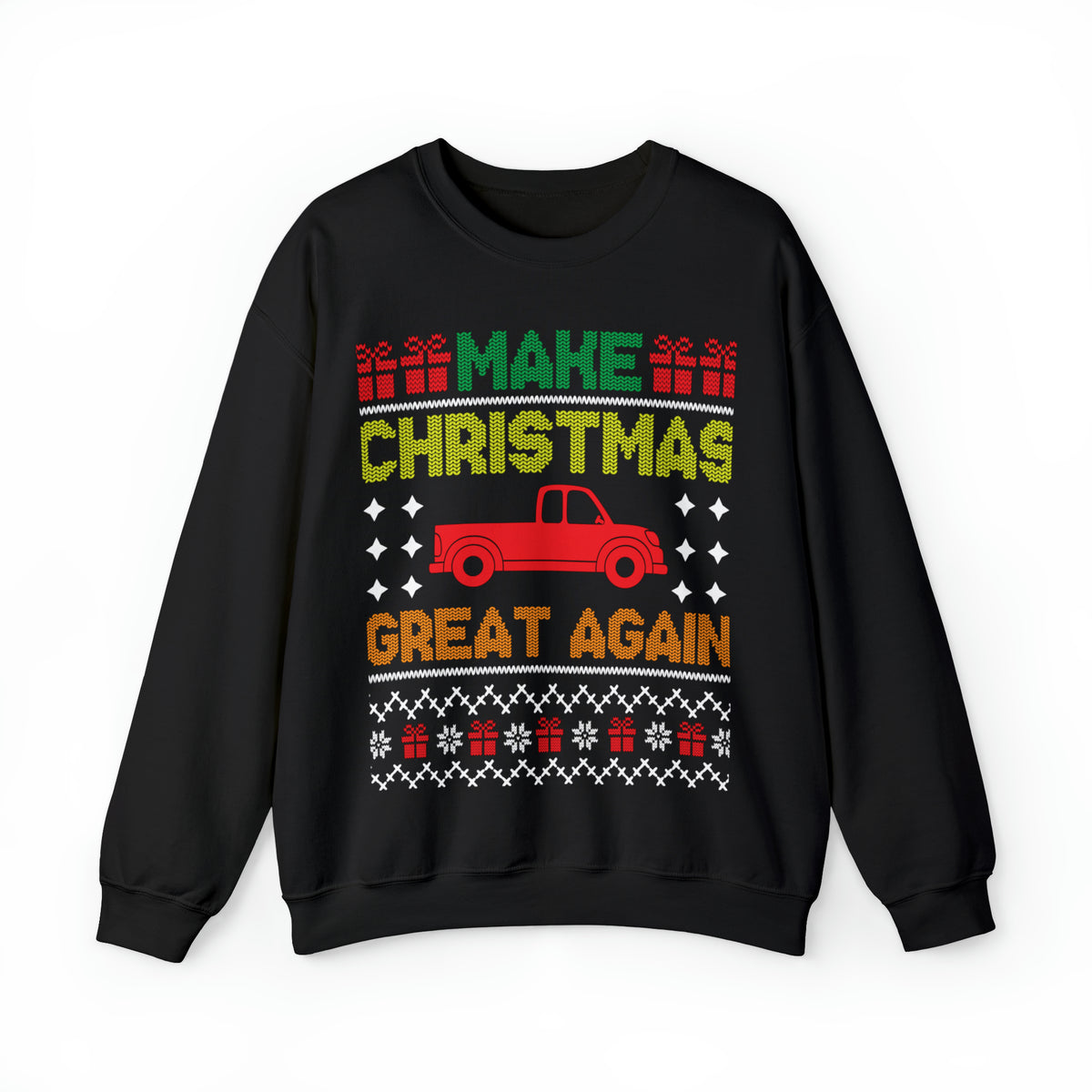 Make Christmas Great Again Trump Ugly Sweater Sweatshirt