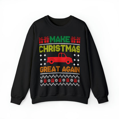 Make Christmas Great Again Trump Ugly Sweater Sweatshirt