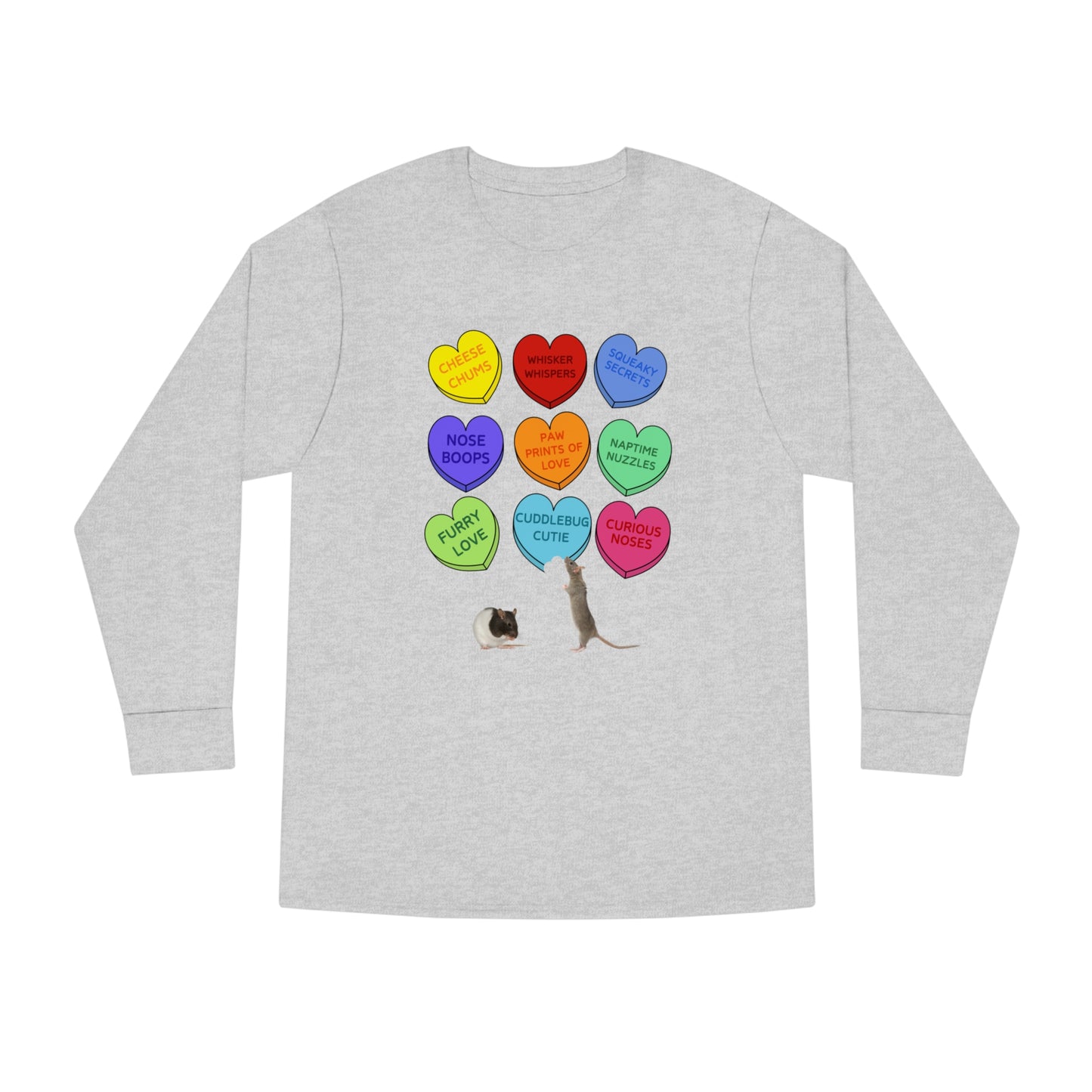 Rat Sweethearts Valentine Long Sleeve T-shirt