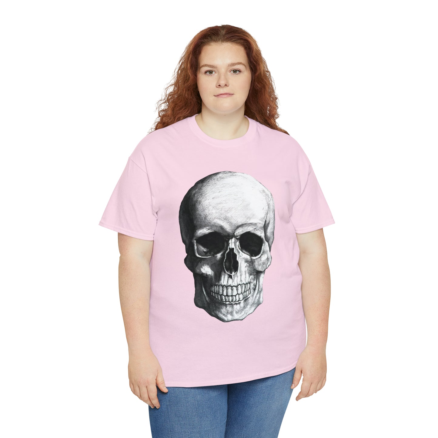 Large Skull Halloween Short Sleeve Tee