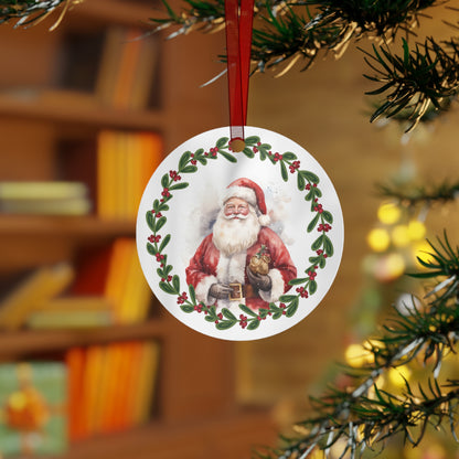 Santa with Small Sack Christmas Ornament