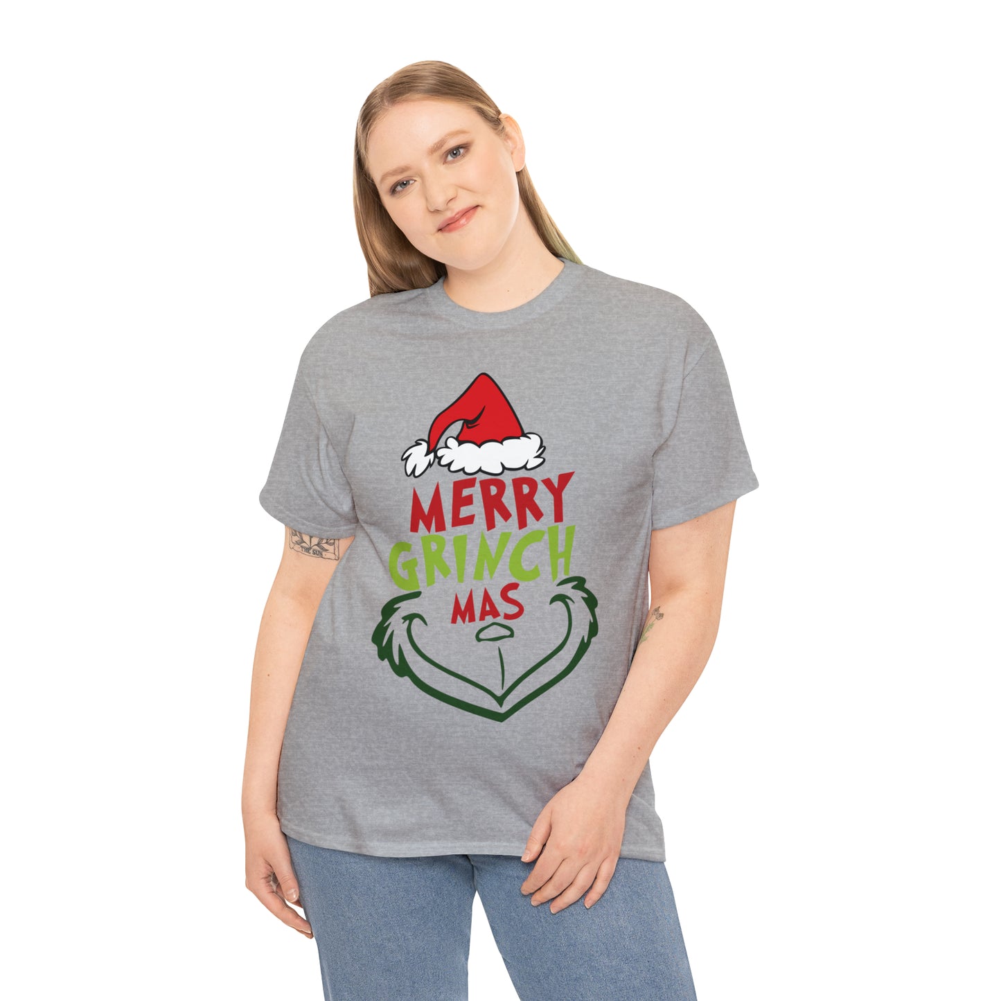 Merry Grinchmas Design 2 Christmas Short Sleeve Tee