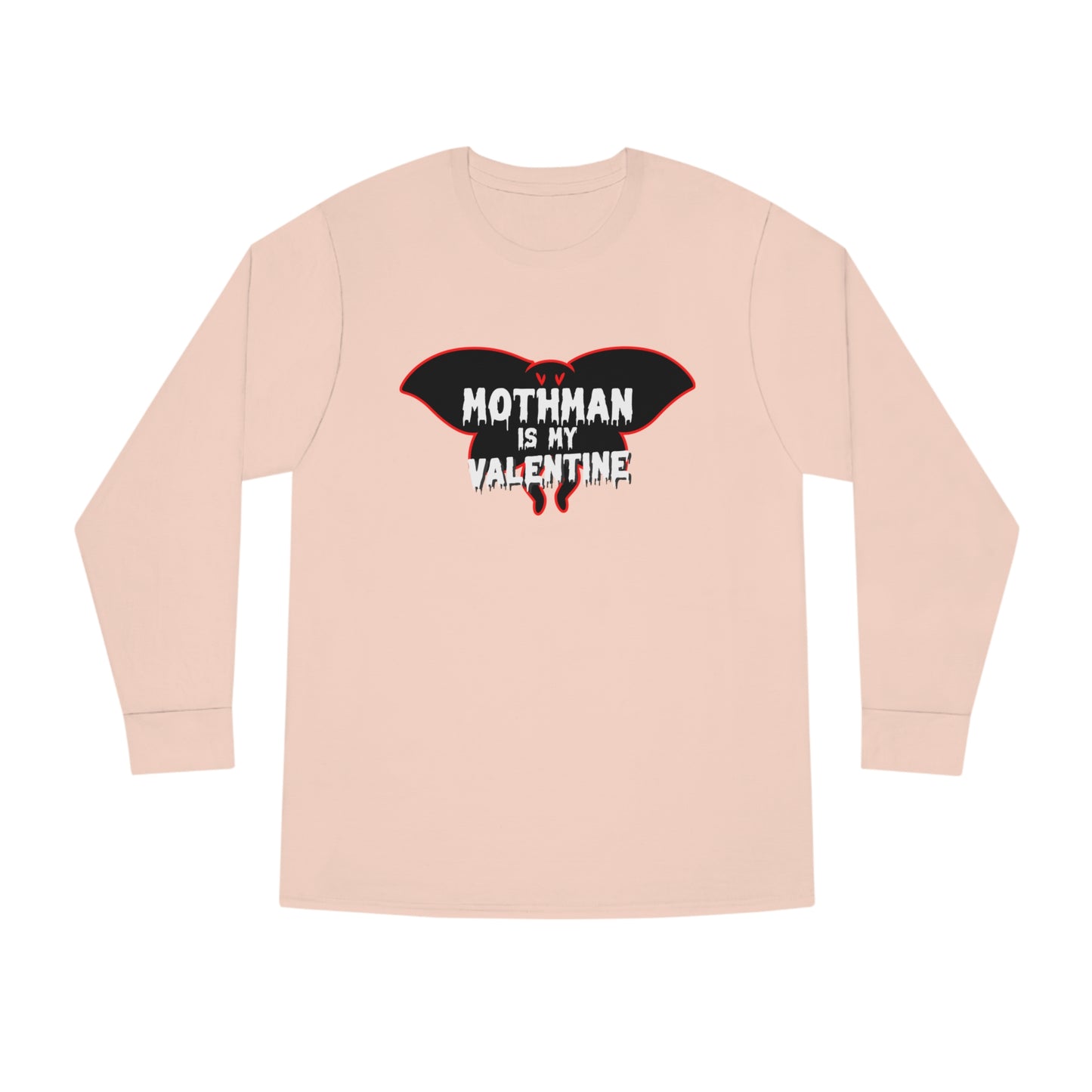 Mothman is My Valentine Long Sleeve T-shirt