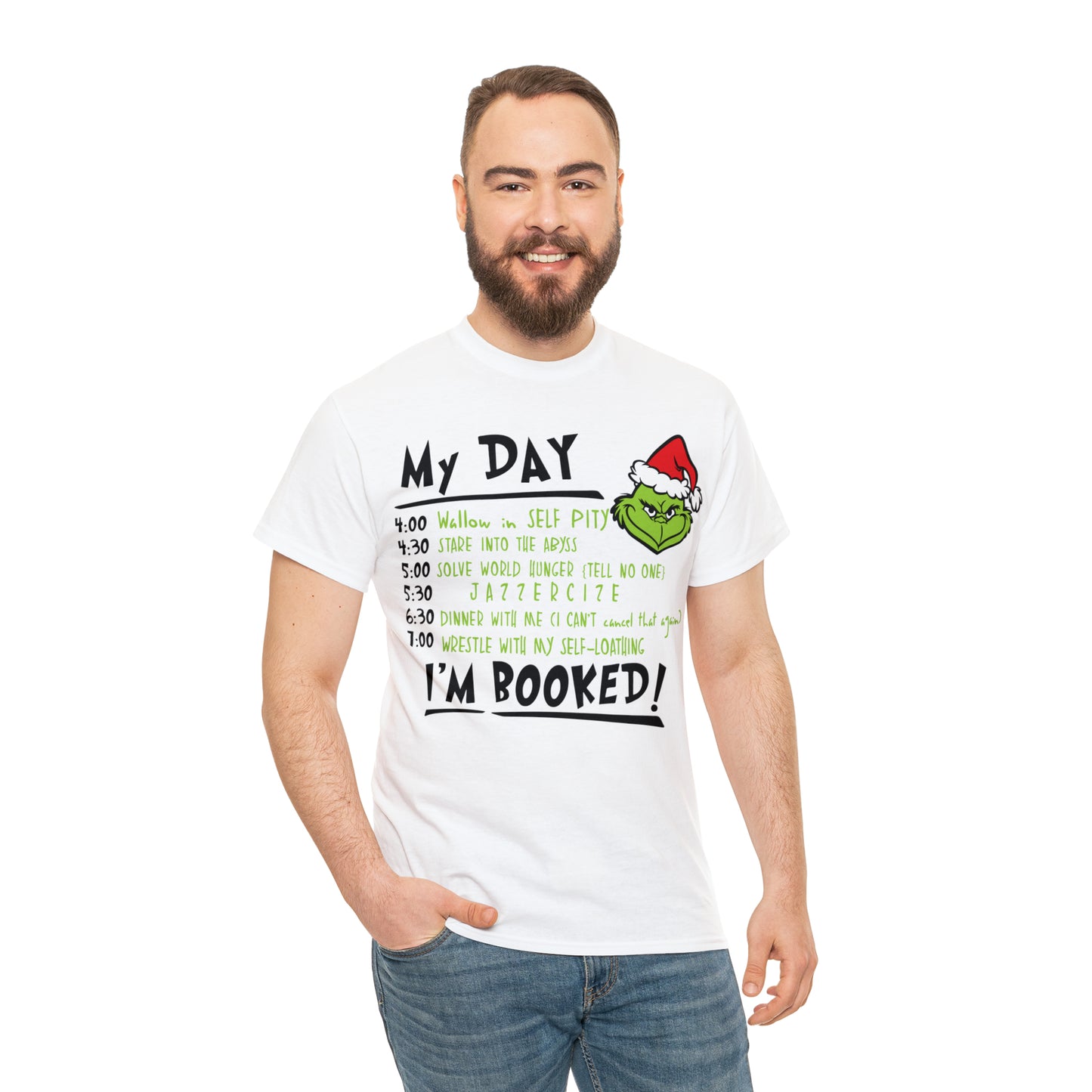 Grinch My Day Christmas Short Sleeve Tee