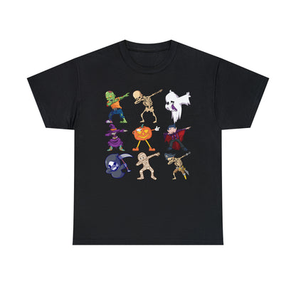 Dabbing Monsters Halloween Short Sleeve Tee